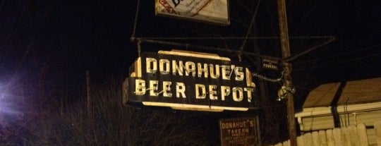 Donahues Bar is one of Places You'll Never Go.