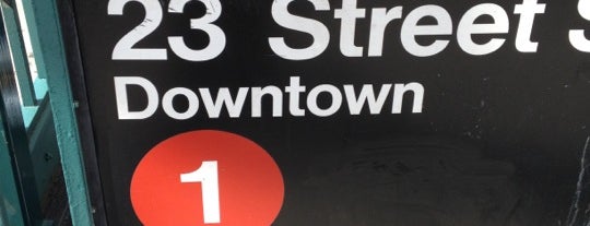 MTA Subway - 23rd St (1) is one of Lieux qui ont plu à Alberto J S.