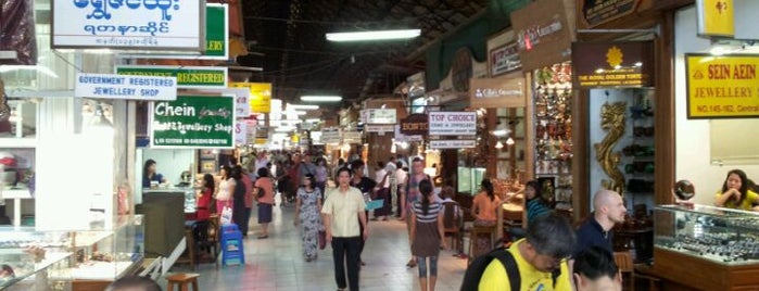 Bogyoke Market (Scotts Market) is one of Myanmar's & Rangoon = Yangon's Top Places.