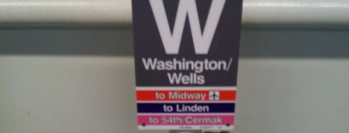 CTA - Washington/Wells is one of CTA Pink Line.