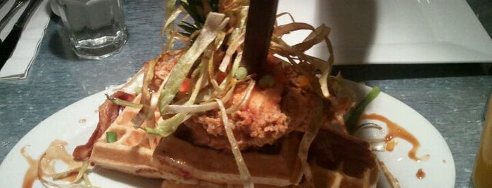 Hash House A Go Go is one of Chicken. Waffles. 'Nuff Said..