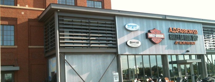 AD Farrow Harley-Davidson Shop at North Star is one of สถานที่ที่ David ถูกใจ.