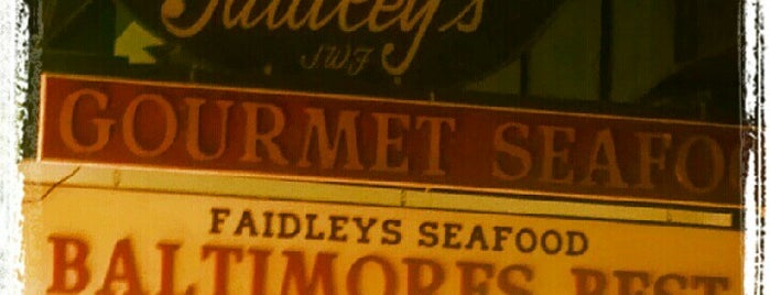 Faidley's Seafood is one of Baltimore's Best Seafood - 2013.