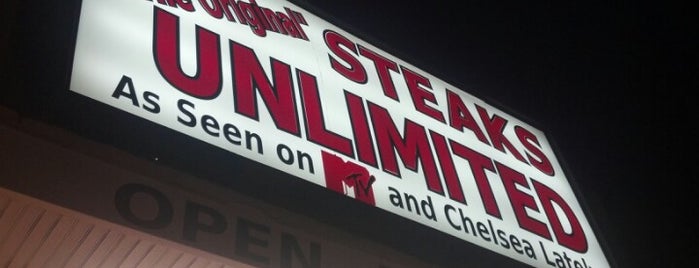 Steaks Unlimited is one of สถานที่ที่ Joe ถูกใจ.