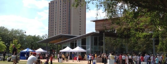 Discovery Green is one of Now Thats Savvy!.