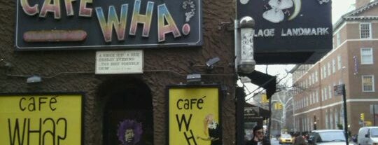 Cafe Wha? is one of NYC - to do next time.