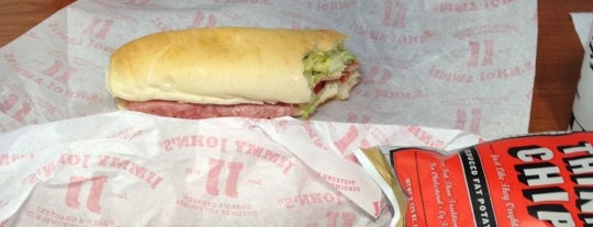 Jimmy John's is one of Aaron’s Liked Places.
