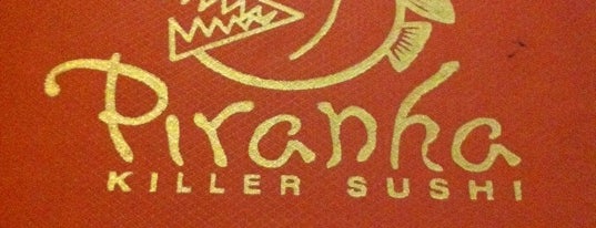 Piranha Killer Sushi is one of 2011 Austin Shop Crawl Map.