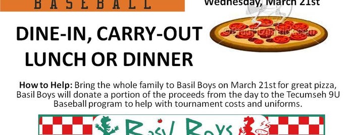 Basil Boys is one of Favorite Food.