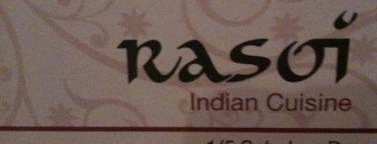 Rasoi Indian Cuisine is one of 10 favorite restaurants.