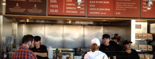 Chipotle Mexican Grill is one of Favorite eateries.