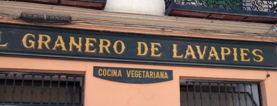 EL Granero de Lavapies is one of Restaurantes vegetarianos o veganos.