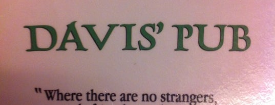 Davis' Pub is one of Diners, Drive-Ins & Dives 3.