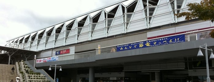 Moriya Station is one of つくばエクスプレス.
