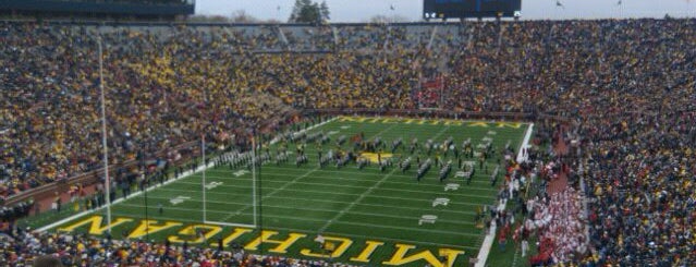 Michigan Stadium is one of Stadiums I Have Visited.