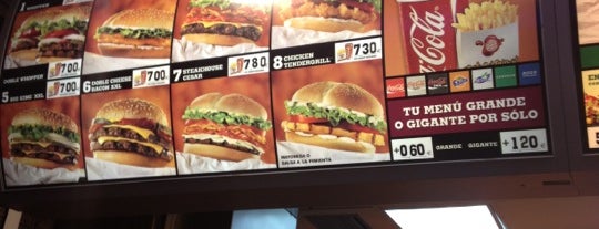 Burger King is one of Comilonas... rapidas.