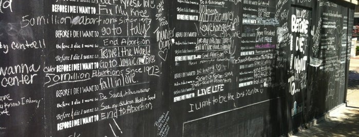 Before I Die Wall is one of United States.