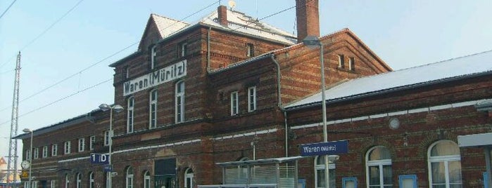 Bahnhof Waren (Müritz) is one of DB ICE-Bahnhöfe.