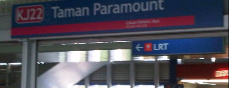 RapidKL Taman Paramount (KJ22) LRT Station is one of RapidKL Rail.