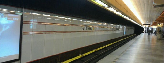 Metro =B= Palmovka is one of Metro B.