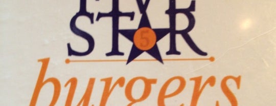 5 Star Burgers is one of Lugares favoritos de Chad.