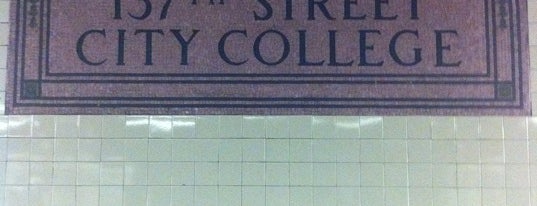MTA Subway - 137th St/City College (1) is one of Lieux qui ont plu à Sara.