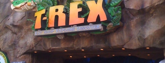 T-Rex Cafe is one of Great Disney Spots.