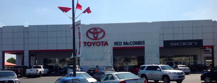 Red McCombs Toyota is one of Increase your San Antonio City iQ.