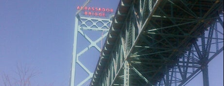 Ambassador Bridge is one of Detroit #4sqCities.