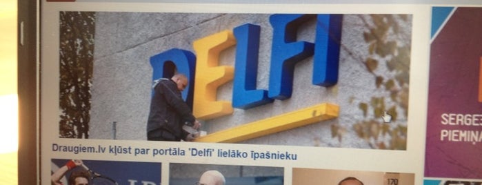 Delfi is one of Foursquare LV BrandPages HQ.