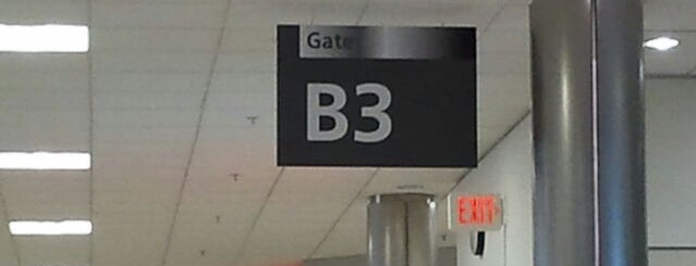 Gate B3 is one of Hartsfield-Jackson International Airport.