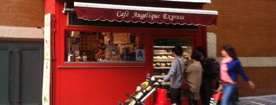 Cafe Angelique is one of สถานที่ที่บันทึกไว้ของ r.