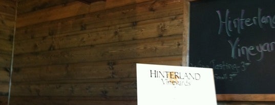 Hinterland Vineyards is one of สถานที่ที่ Lori ถูกใจ.