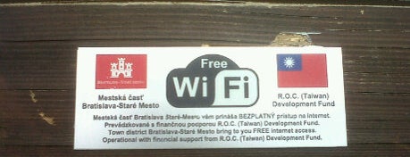 Vajanského nábrežie is one of FREE WIFI.