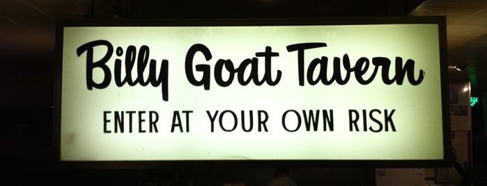 Billy Goat Tavern is one of Historic Bars of Chicago.