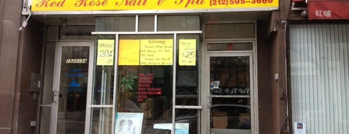 Red Rose Nail & Spa is one of Spa NY.