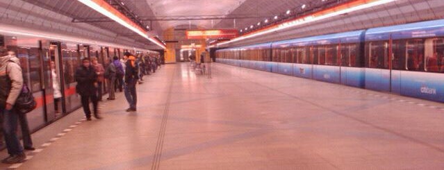 Metro =C= Kobylisy is one of Prague metro C red line.