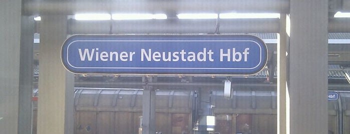 Wiener Neustadt Hauptbahnhof is one of Train Stations Visited.