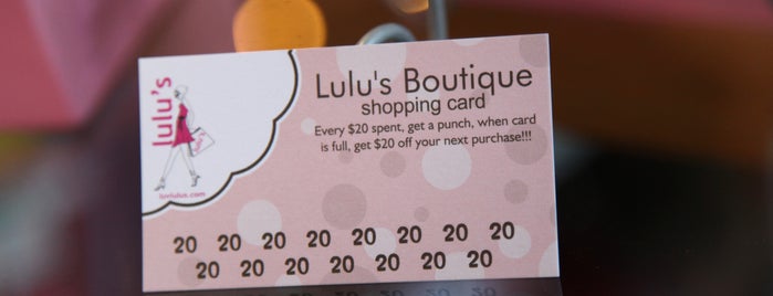 Lulu's Boutique is one of Shopping.