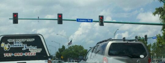 N Military Hwy & Lowery Rd is one of Intersections.