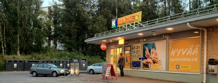 K-Market Kastanja is one of Recycling facilities in Helsinki area.