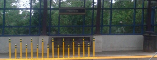 Fallowfield Station T Station is one of Red Line stops.