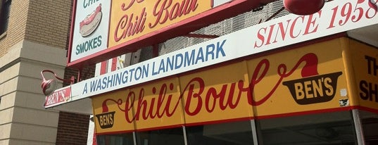 Ben's Chili Bowl is one of Washington DC.