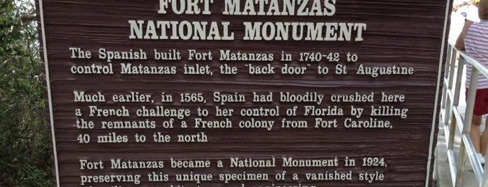 Fort Matanzas Visitor Center is one of Lieux sauvegardés par Kimmie.