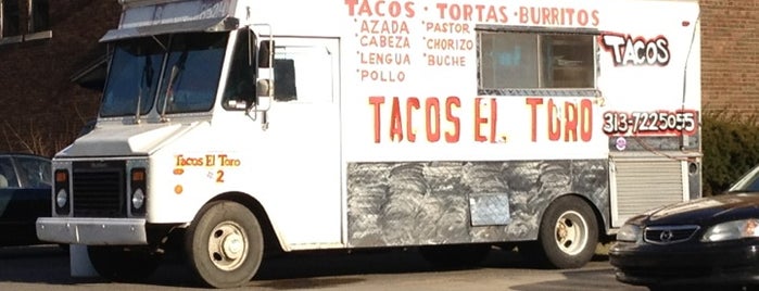 Tacos El Toro #2 is one of Taco Trucks of Detroit.