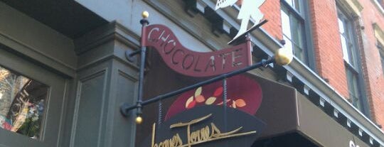 Jacques Torres Chocolate is one of 6 Tastiest Hot Chocolate Spots in NYC.