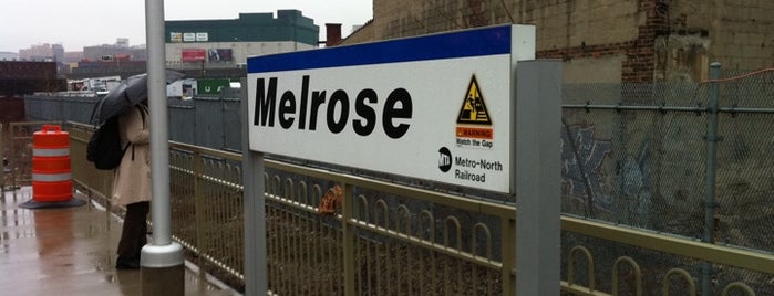 Metro North - Melrose Train Station is one of Trainspotter Badge.