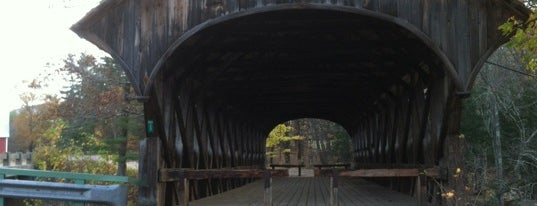 Historic Covered Bridge is one of Tempat yang Disukai Ann.
