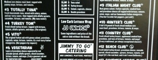 Jimmy John's is one of Tempat yang Disukai Brian.