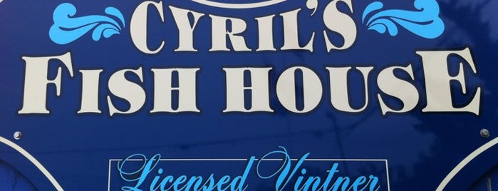 Cyril's Fish House is one of Diplomático's The Hamptons.